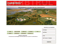 Tablet Screenshot of golf.carbtrol.com